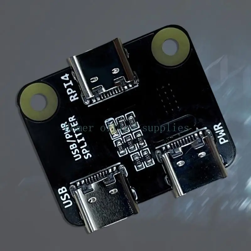 

K43B USB/Power Splitter Efficient Power Distribution for RPI BliKVM and PiKVM "KVM over IP" TypeC Power Distributor
