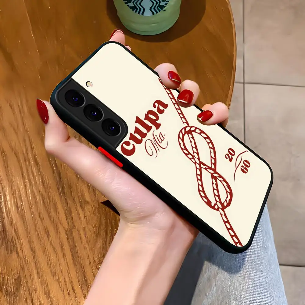 Culpa Tuya MIA 20 60 Phone Case For Samsung S26 S25 S22 S24 S23 S21 FE Plus Ultra Skin Feel Bumper Case