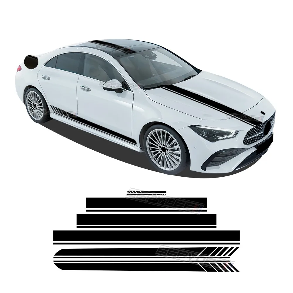

Комплект наклеек на кузов автомобиля для Mercedes Benz CLA Class C118 W118 X118 AMG CLA45, автомобильные аксессуары