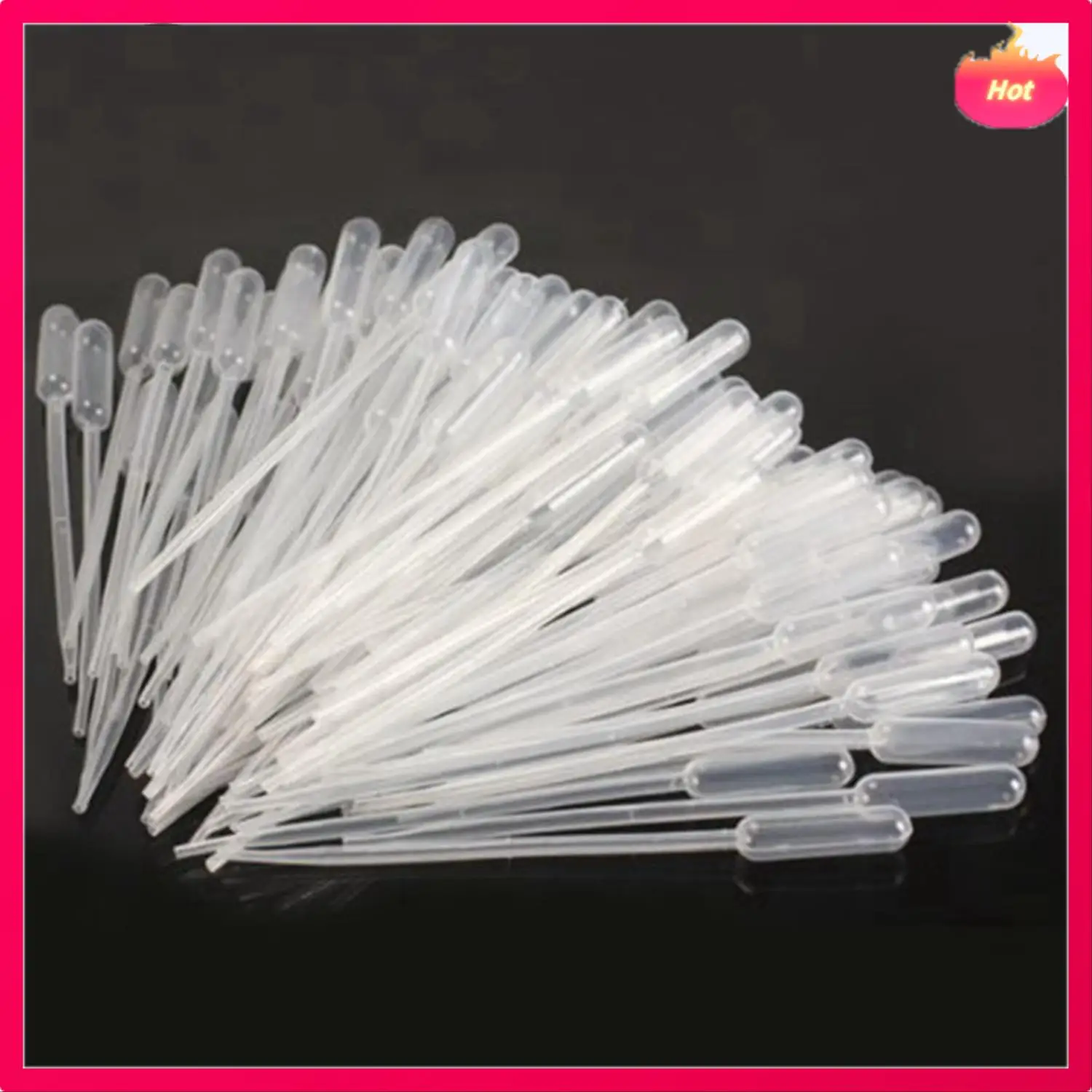 AD-200PCS Pipette graduate Contagocce in polietilene (0,2 ml e 0,5 ml)