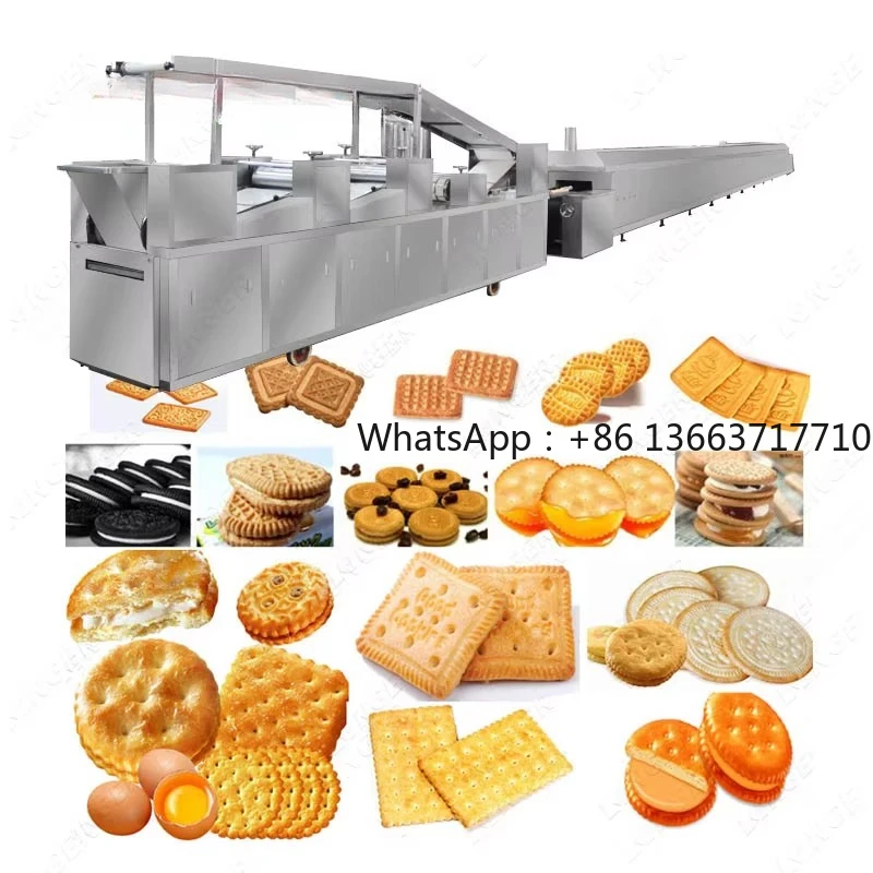 Línea de Producción de Galletas Digestivas Eléctrica Completamente Automática y Personalizada para Uso Comercial