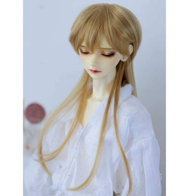 

Новый стиль 1/3 1/4 1/6 1/8 длинные прямые волосы высокотемпературная проволока парик куклы BJD YOSD MSD SD аксессуары