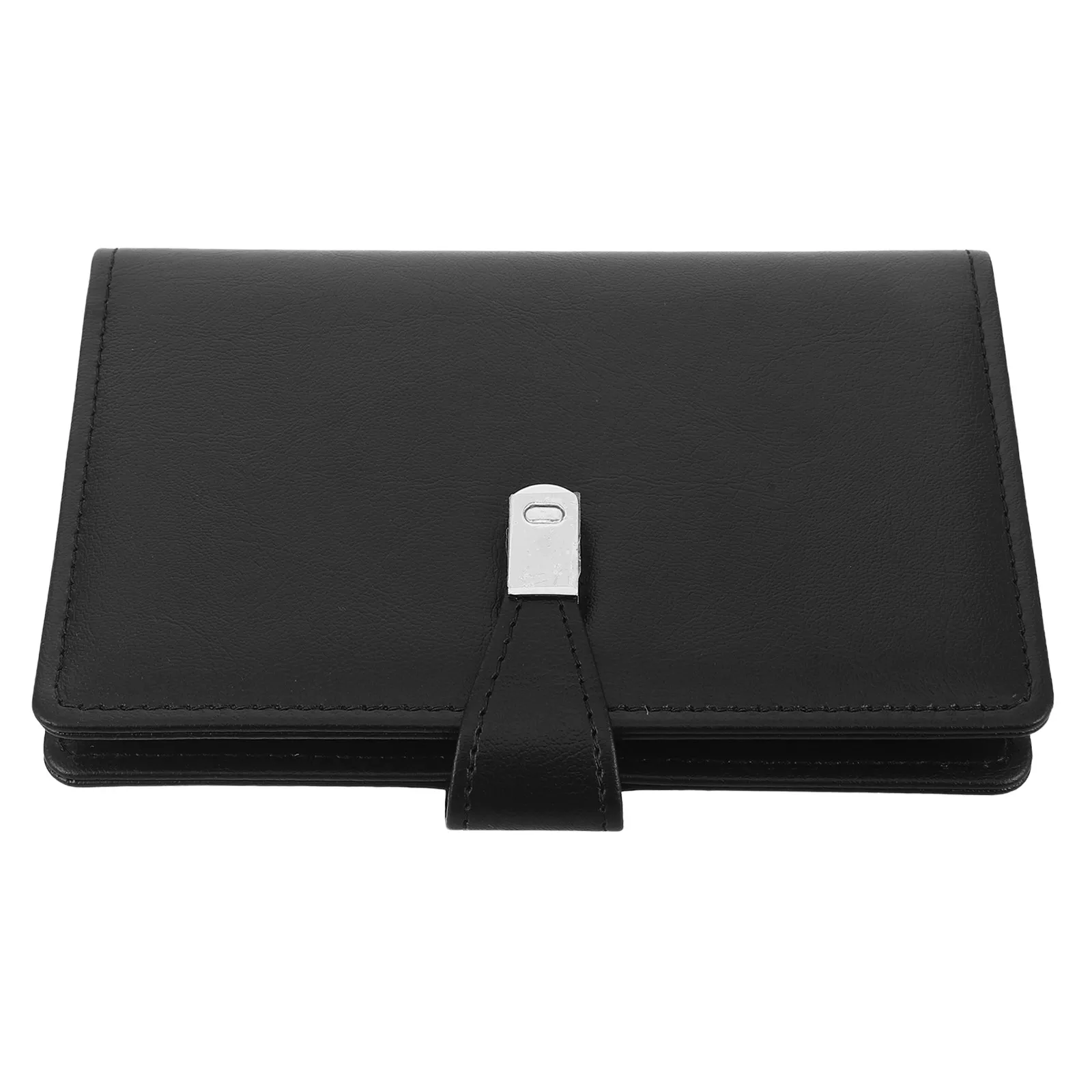 Business Card Holder Organizer Book PU Soft Cover Large Capacity Transparent Binder 150 Cards Business Card Book
