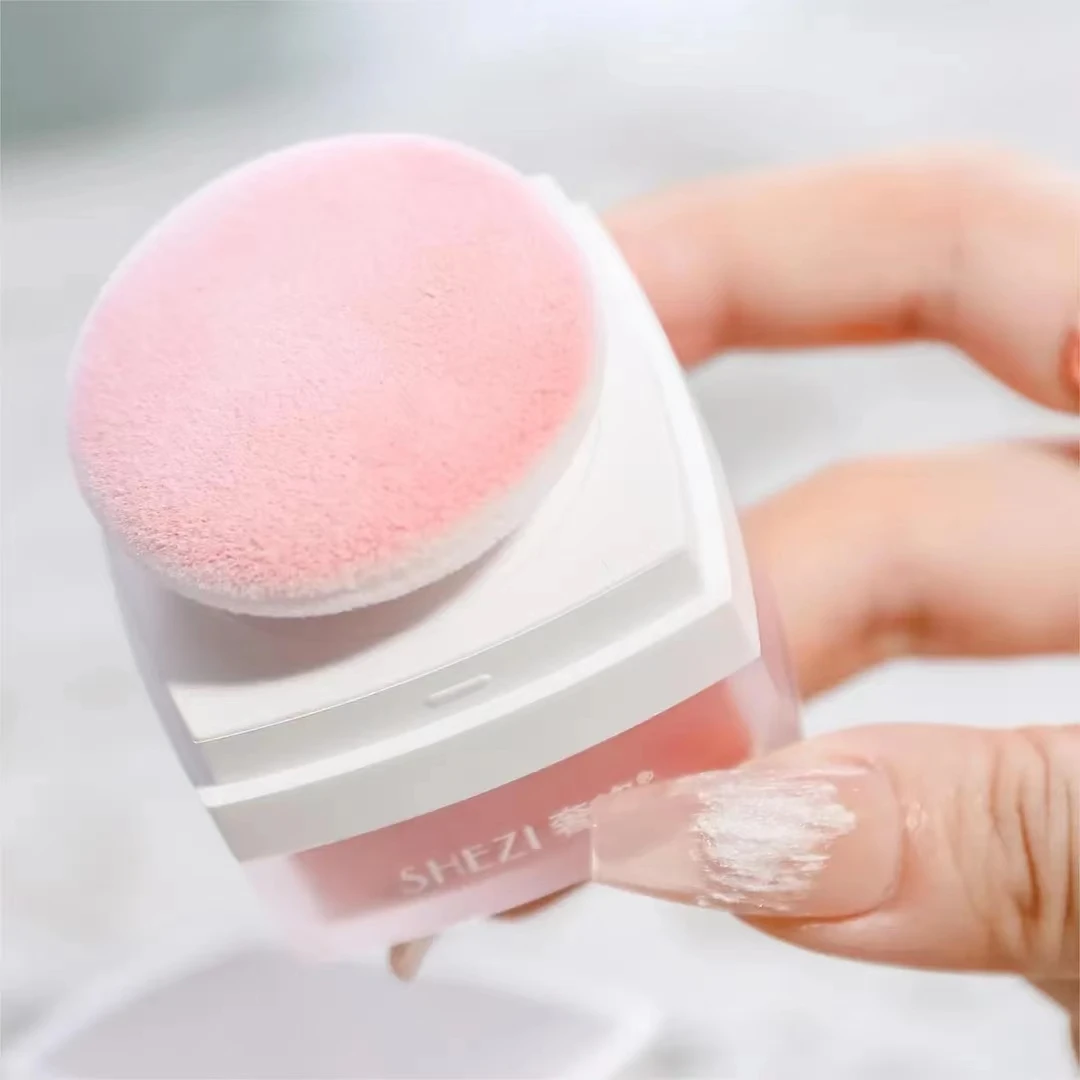 Shezi Blush Mushroom Head 2 colori cuscino d'aria Blush Powder Repair Face trucco a lunga durata in polvere delicato sulla pelle naturale trasparente