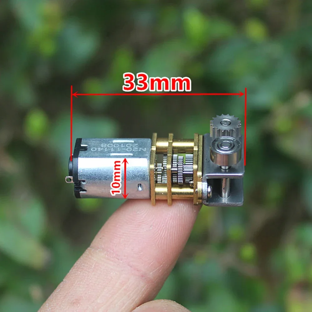 1PC マイクロ 12mm GA12-N20 FF-N20-12110 N20 メタルギアボックス DC モーター 3V-5V 12rpm 低速ターボワーム 3D 印刷ペン部品用