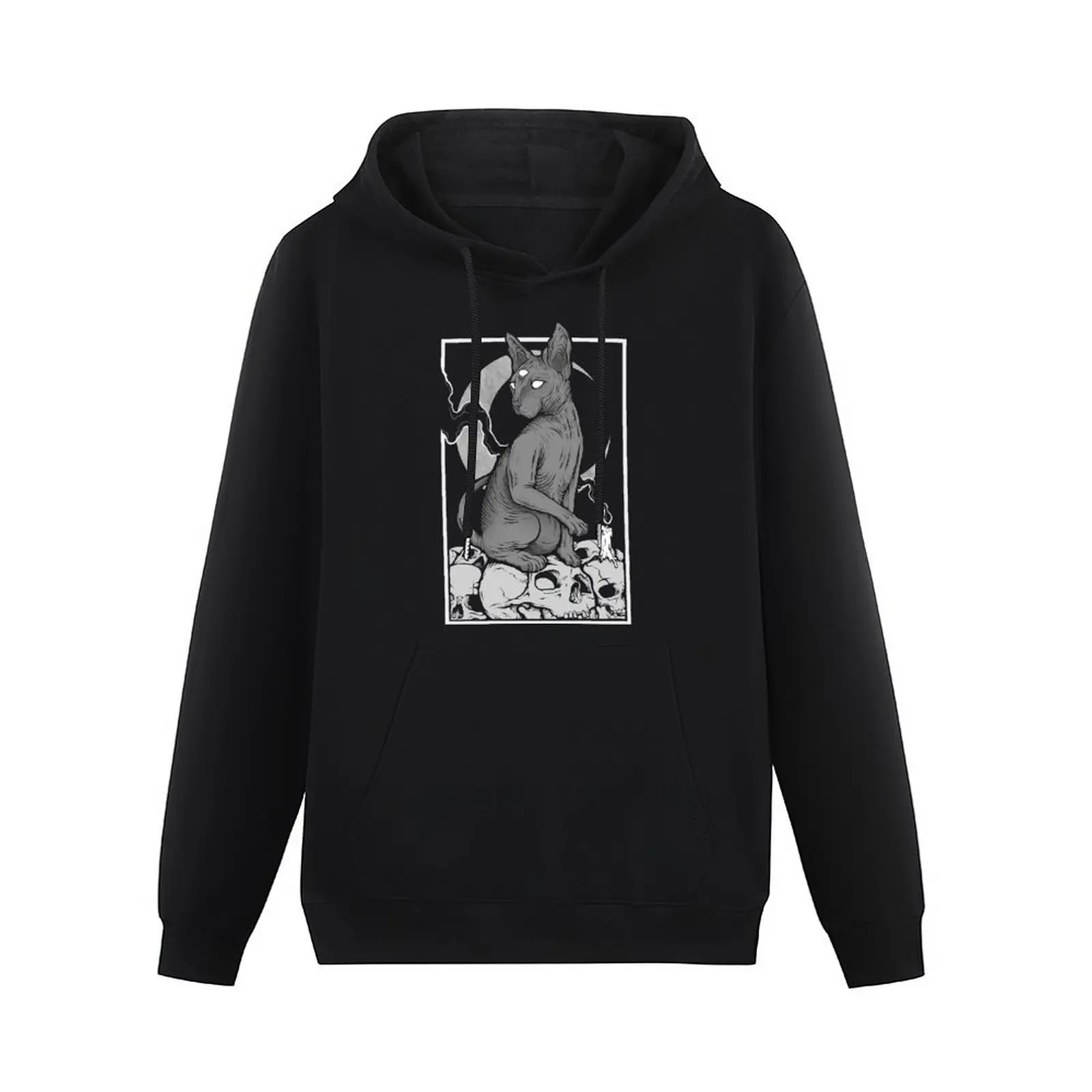 Occult Cat Pullover Hoodie men wear men's sweat-shirt tracksuit men