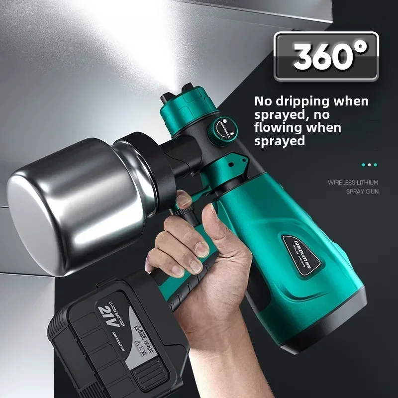 Professional Cordless Paint Sprayer for Latex and Oil-based Paints