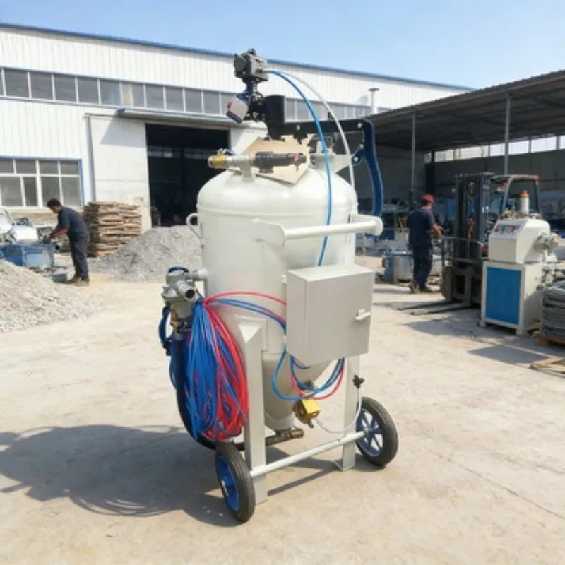 Portable Sandblaster Sand Blasting Machine Media Blaster Rust Remover Industrial Spray Gun Tool