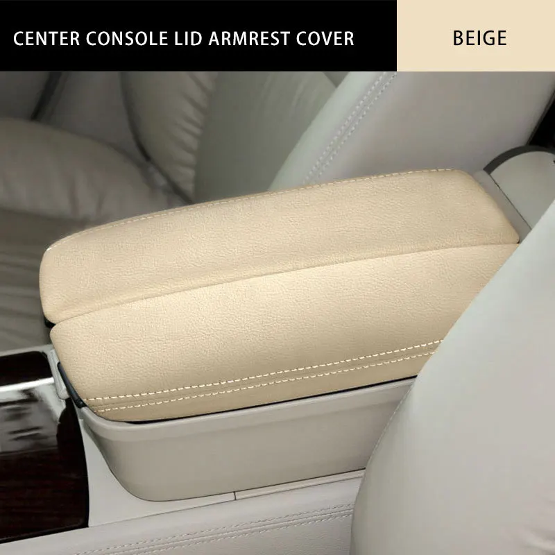 Center Console Armrest Lid Cover for RL 2005 2006 2007 2008 2009 2010 Beige PU