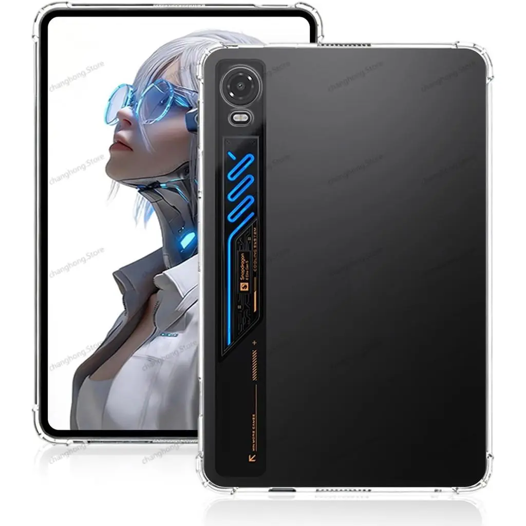 Case for REDMAGIC Astra 2/ Gaming Tablet 5 Pro 9.06inch – Clear TPU Shockproof Design,Slim Anti-Scratch Tablet Case