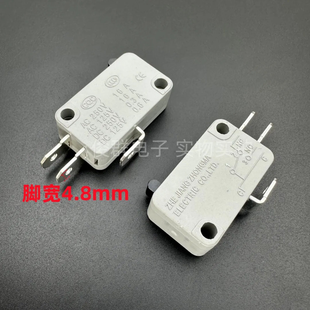10pcs/16A high current micro switch power supply travel limit reset detection microwave oven