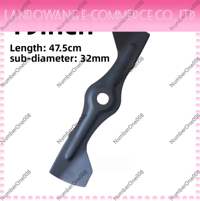 For Weibang 18 19 20 21 Inch Big Ear Straight Blade Lawn Mower Cutter Replacement Spare Parts