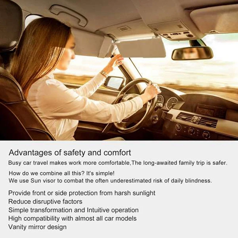 Super Sale Right Side Sun Visor for Honda Civic 83230-SNA-A01ZB 2006 -2011 Sun Visor Assembly Car Accessories (Beige)