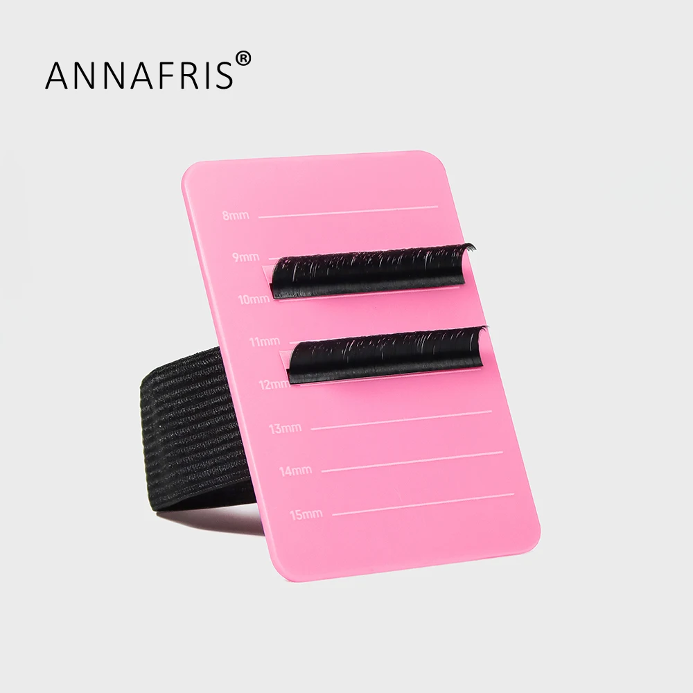 ANNAFRIS 1Pc วัสดุอะคริลิค Eyelashes Extension มือถือ Eyelash Scale Pad ถาด Grafting ขนตาขาตั้งเครื่องมือแต่งหน้า