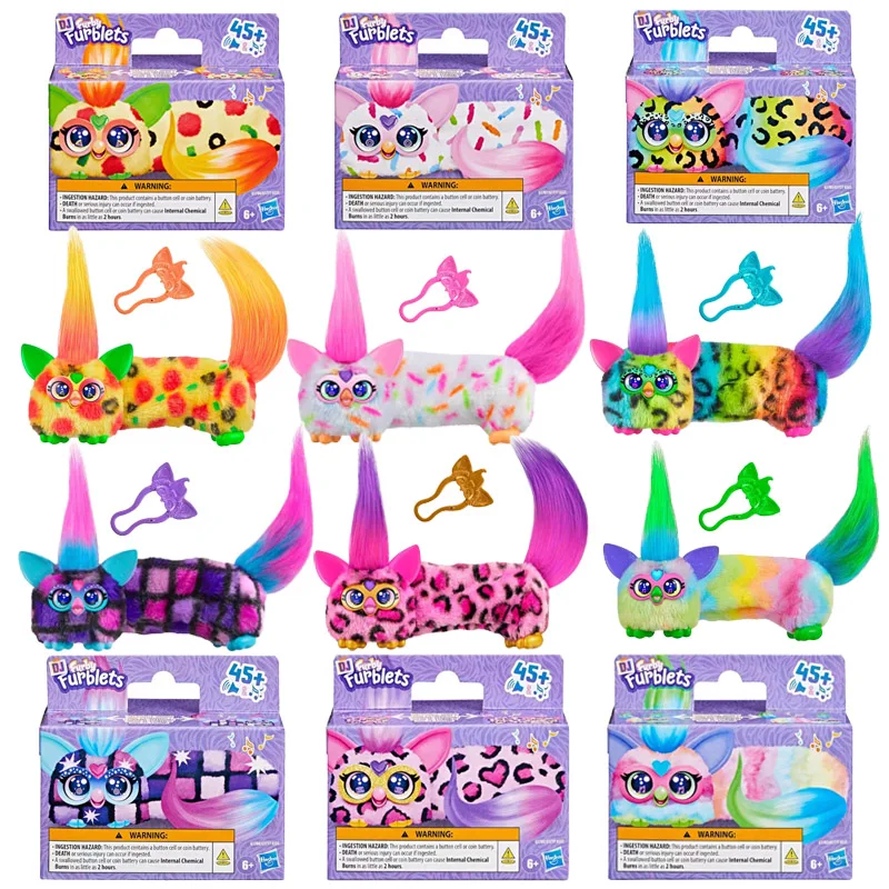 

Hasbro Furby плюшевые игрушки электронная кукла мини-фигурка ребенка игрушка DJ Furblets телескопический звук мягкие домашние животные детские подарки на день рождения