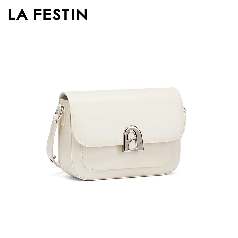 LA FESTIN Original New Handbag 2024 Women\'s bag Shoulder Chain Bag Leather Bag Crossbody Bag A-line Door Series