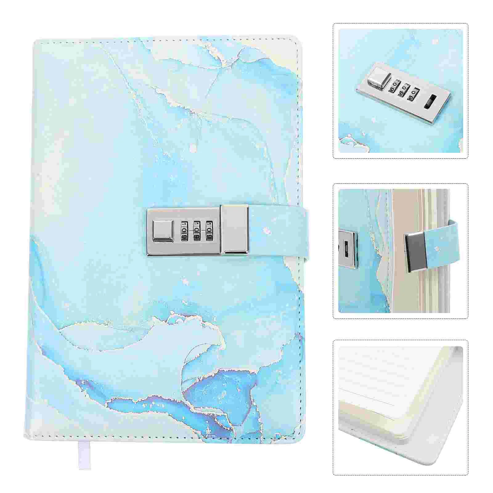 

Number Password Diary Notebooks Lock Dowling Paper Personal Passcode for Office