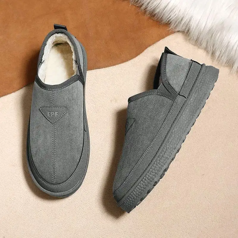 

2025 Winter New Cotton Shoes Casual Warm Men's Shoes Thickened Snow Boots Outdoor Cold Proof Cotton Shoes Zapatillas Comodas