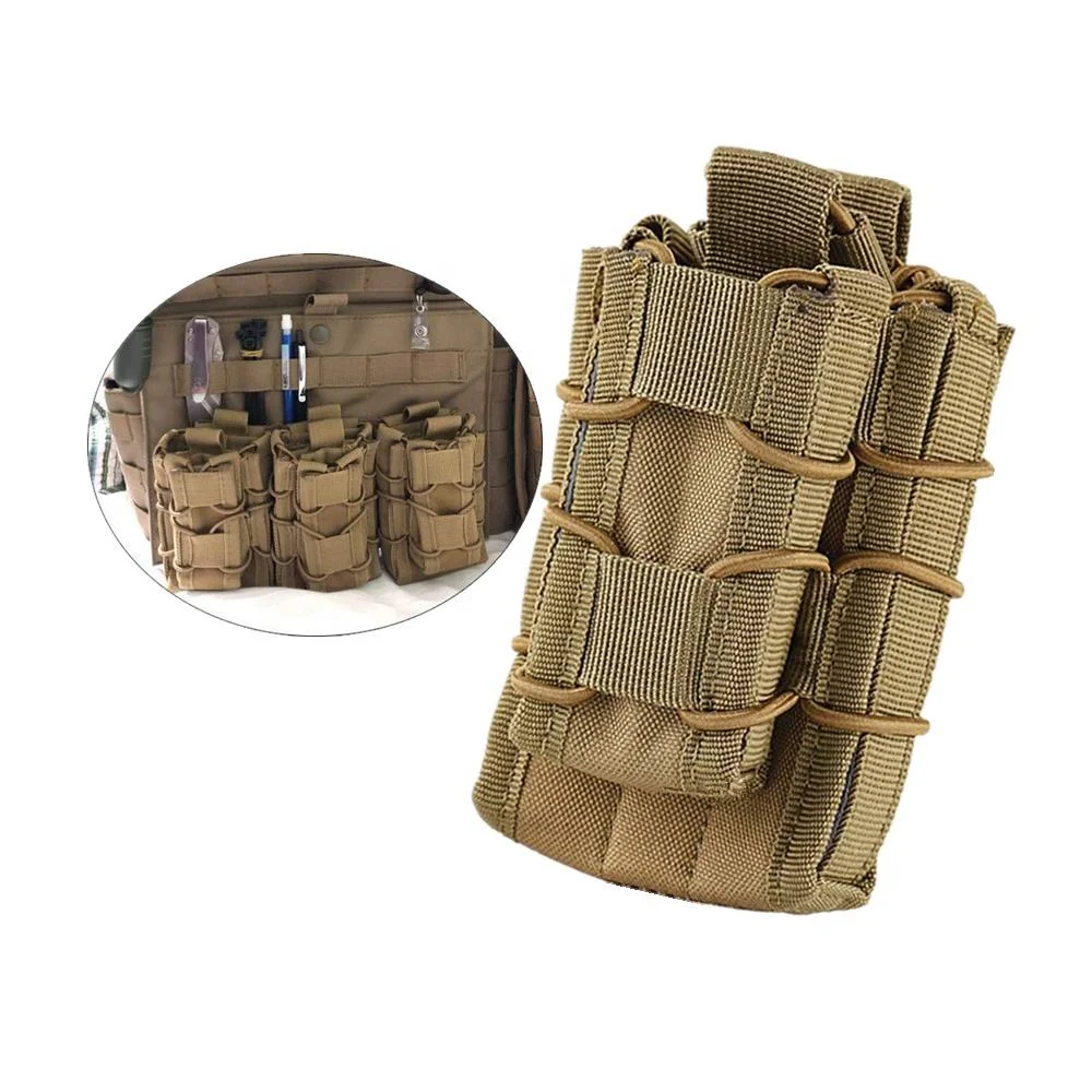 Taktische Nylontasche, Molle-Doppelmagazintasche, verstellbare Aufbewahrungstasche, Tasche für Jagd und Schießen, Zubehör für den Transport
