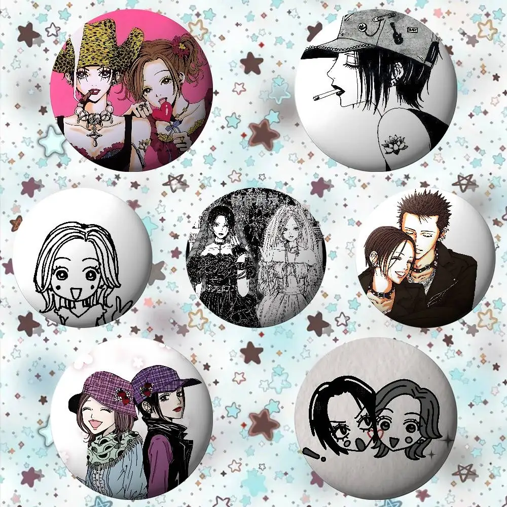 Anime N-Nana Für Kleidung Anime Emaille Pin Nette Dinge Cartoon Cosplay Abzeichen Auf Rucksack Brosche Kunst Geschenke