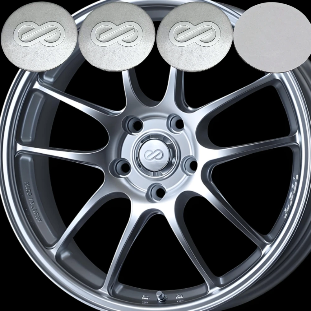 

4Pcs 45mm ENKEI Logo Emblem Car Stickers Styling Accessories for Car Wheel Center Caps Wheels Rim Hubcap Hub Cover Badge Replace