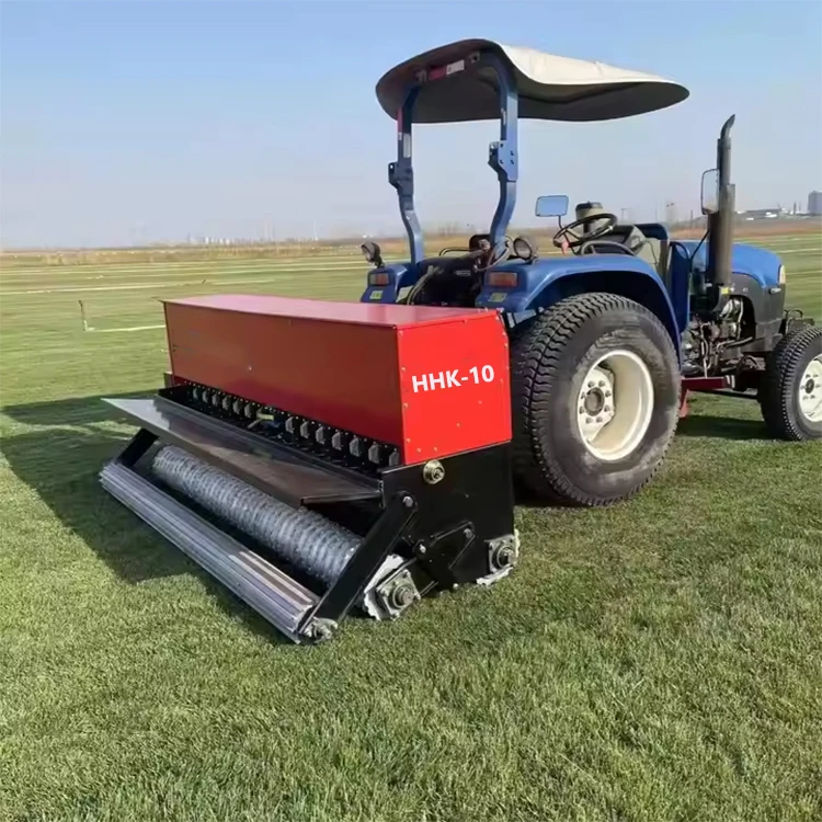 HHK-10 Tractor Drive 10 Rows Grass Seed Planter High Quality Lawn Seeder Grass Seeds For Lawn Grass Seed Planter Lawn Seeder