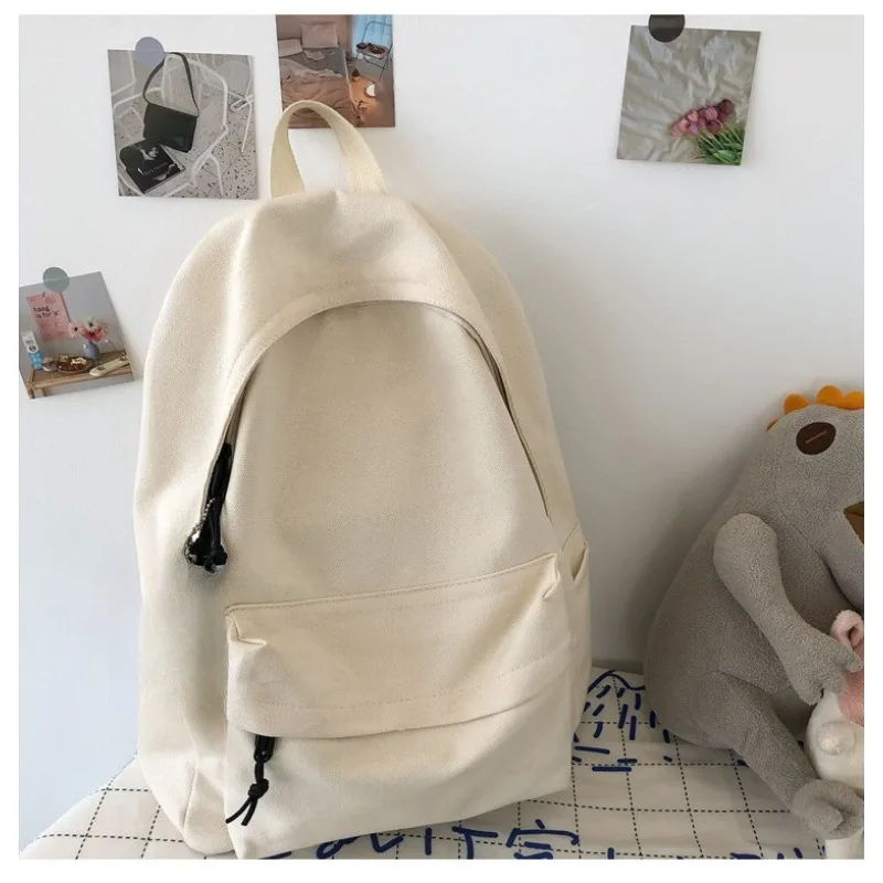 حقيبة ظهر مدرسية ذات سعة كبيرة للسفر حقيبة كتب نسائية كاجوال على الطراز الياباني لطلاب المدارس الثانوية المتوسطة
