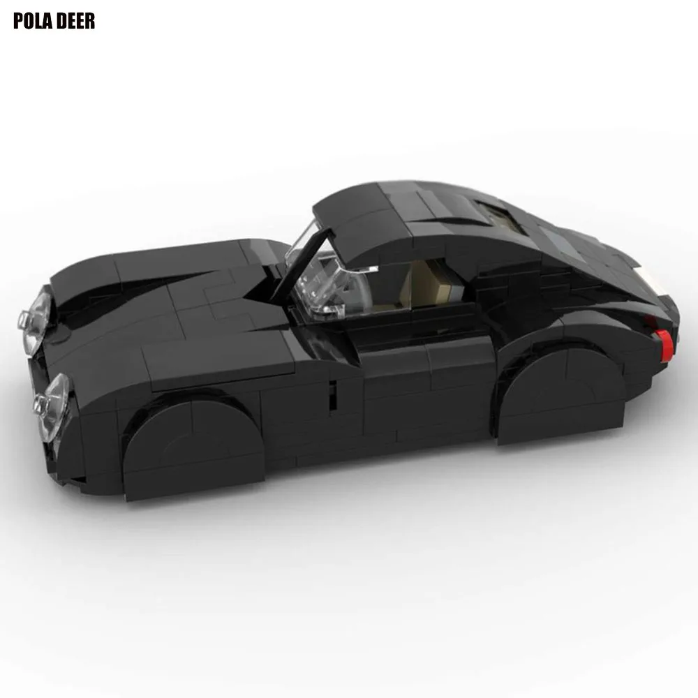 Poladeer 292 Pcs 64 Speed ​​Champions Supercar Small Particle Assembling Building Blocks Toy Boys Educational Model Holiday Gift