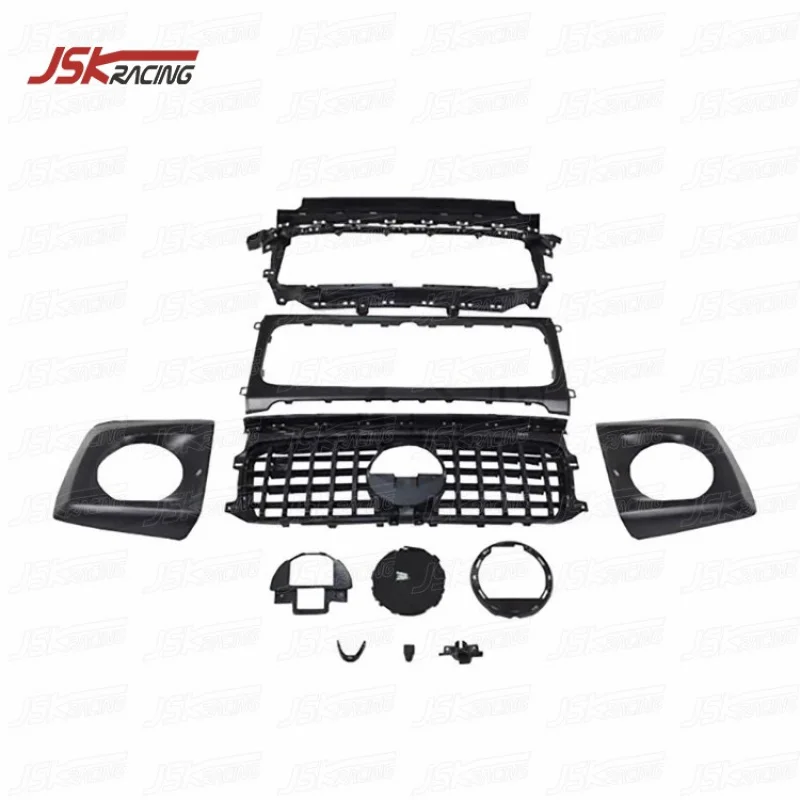 

BS Style PP Front Grille With Led Covers For 2019-2020 Mercedes Benz G-Class W464 G500 G63