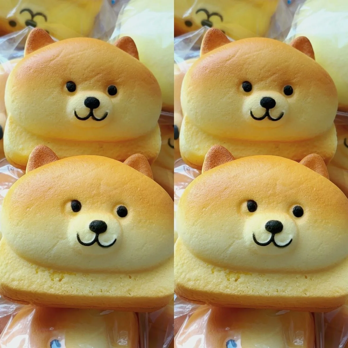 Zabawka antystresowa PU Slow Rebound Wet Soft Food Play Squeeze Toy Simulation Toast Cake Bear Model Fun Squishy Feel Stress Relief Happy Fidget Toy