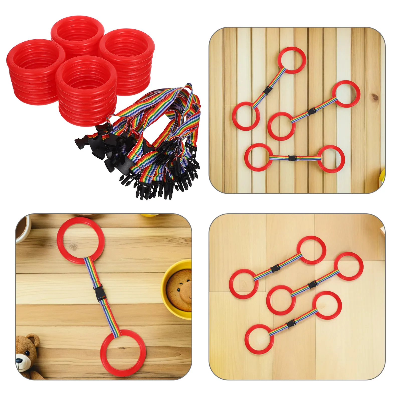 set-da-24-anelli-per-corda-da-passeggio-per-bambini-corda-antiscivolo-leggera-con-cinturino-di-sicurezza-per-asilo-nido-scuola-materna-e-attivita-all'aperto