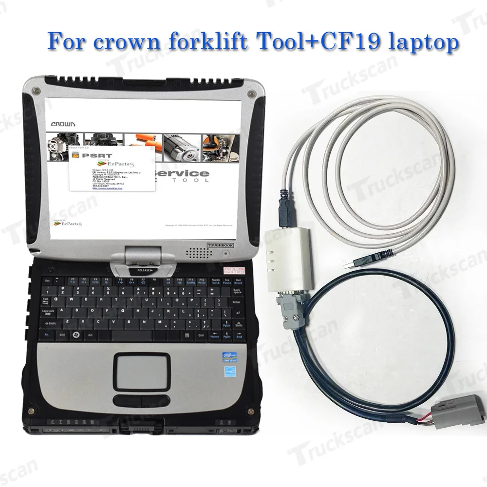 

For crown RCAN -USB CAN Interface for crown forklift diagnostic tool+CF19 laptop