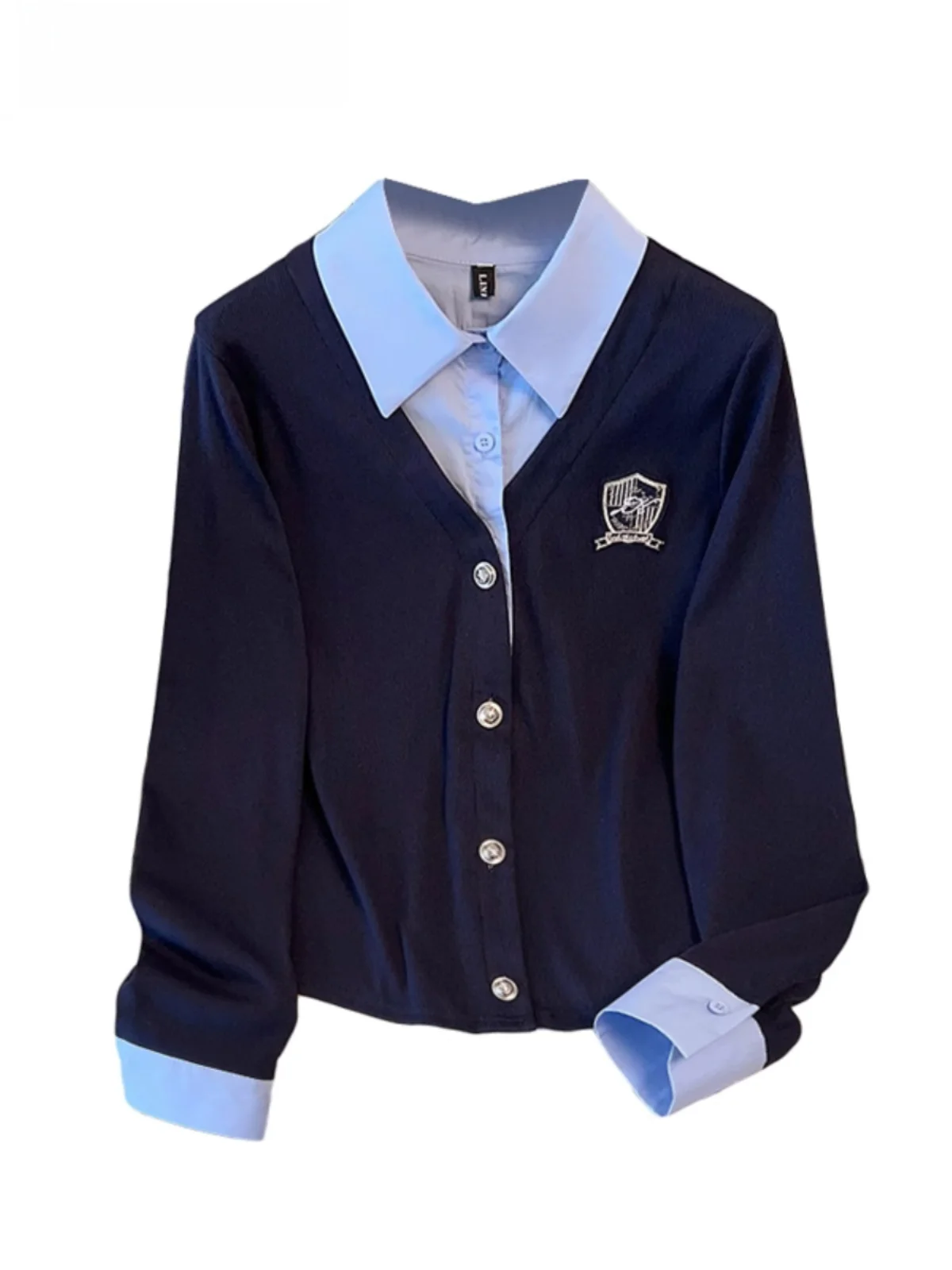 

Вязаный воротник большого размера, женский комплект из двух предметов в консервативном стиле, дизайн Sensation, повседневная одежда, весенний комплект из полиэфирного волокна...