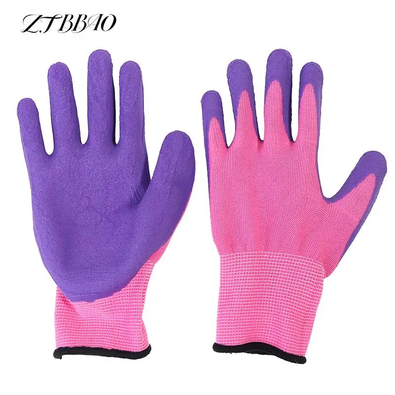 

1Pair Children Gardening Gloves Durable Breathable Waterproof Toddlers Non-slip Anti-stab Handwork Protective Gloves 19cmx7cm