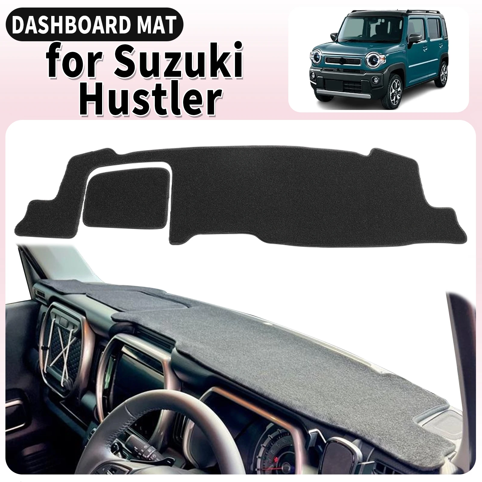 

fit for Suzuki Hustler MR31 MR52 MR92 RHD Car Dashmat Dashboard Cover Pad Accessories DashMat Sunshade Protective Carpet