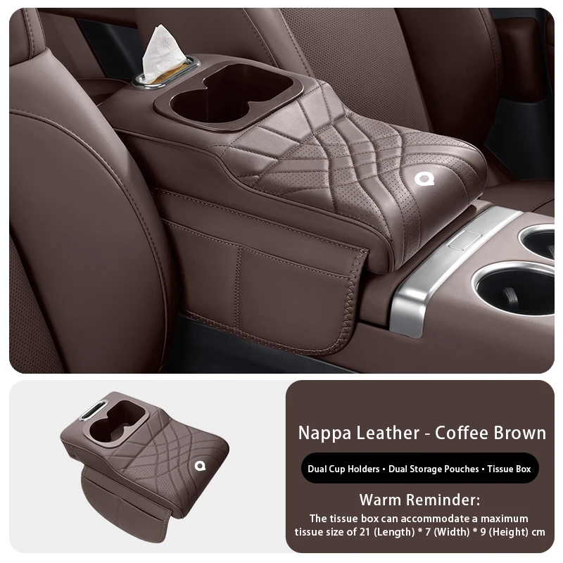 Car Center Console Armrest Cushion Cover For ‌GWM POER ‌SAHAR‌ Cannon Alpha KingKong Storage Cup Holder Tissue Box Armrest Pad