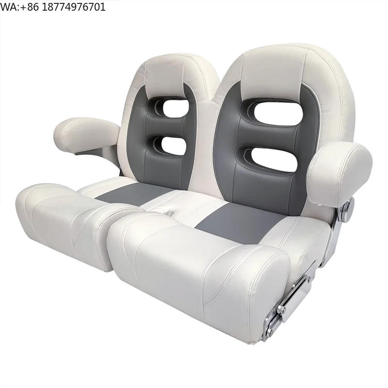 Manufacturers Custom Flip up Bolster Comfortable Captain Helm Seat Boat Chair for Yacht Ship