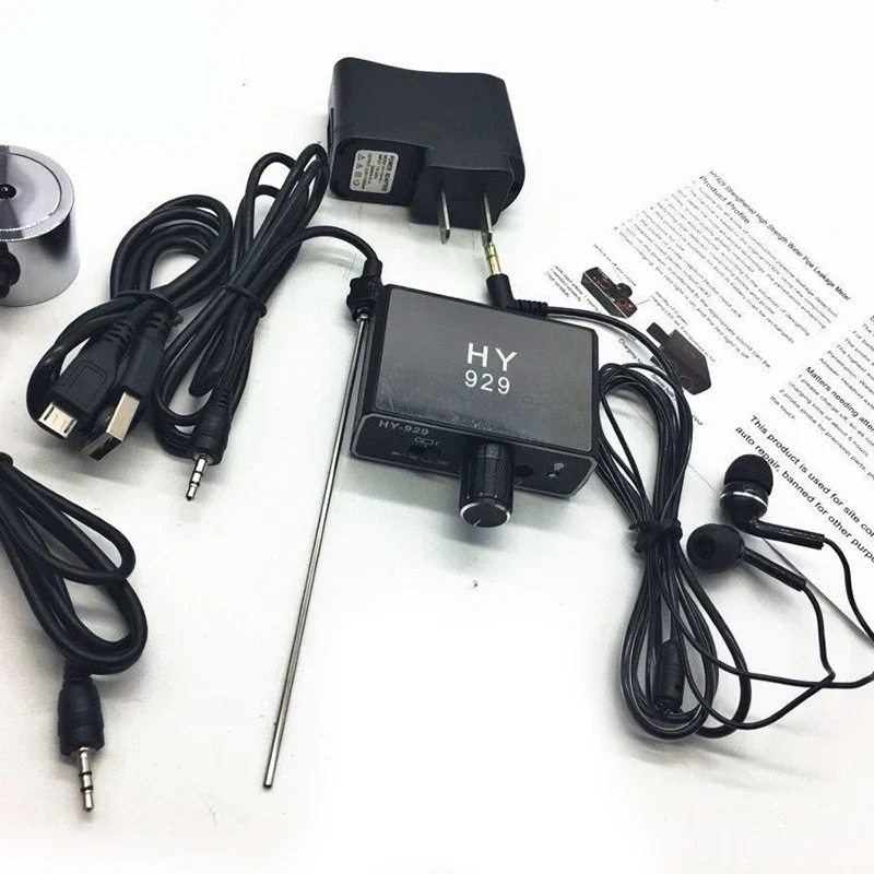 

#For HY929 Wall Water Pipe Leak Detector Sensor Water Pipe Leak Tester Kit with Dual Probe Headphones High Sensitivity