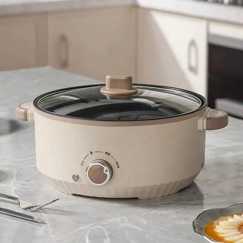 Double-layer electric hot pot, large-capacity electric pot cooking multi-functional electric pot