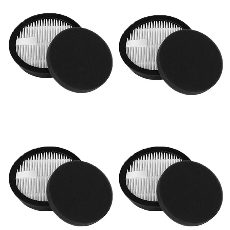 

N98R For AFNOP Acevac11 Cordless Cleaner HEPA Replacement Filter- 4-Pack Includes 4 Sponge Sets Vacuum