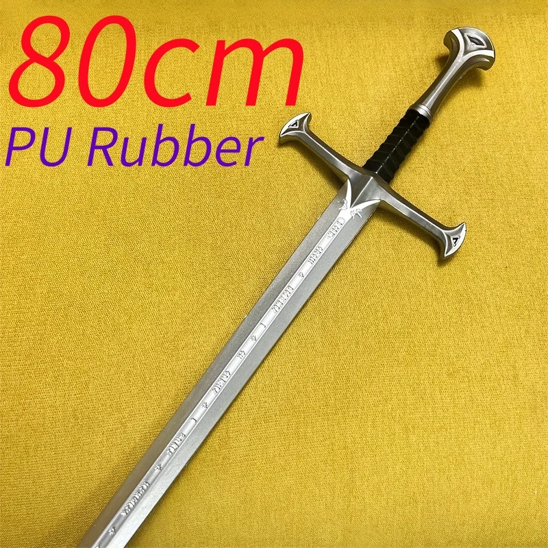 80 سنتيمتر نورسيل السيف في الفيلم السيف المقدس ناسير الشيطان أراغون السيف كوس الدعائم بولي المطاط المطاط هدايا الهالوين