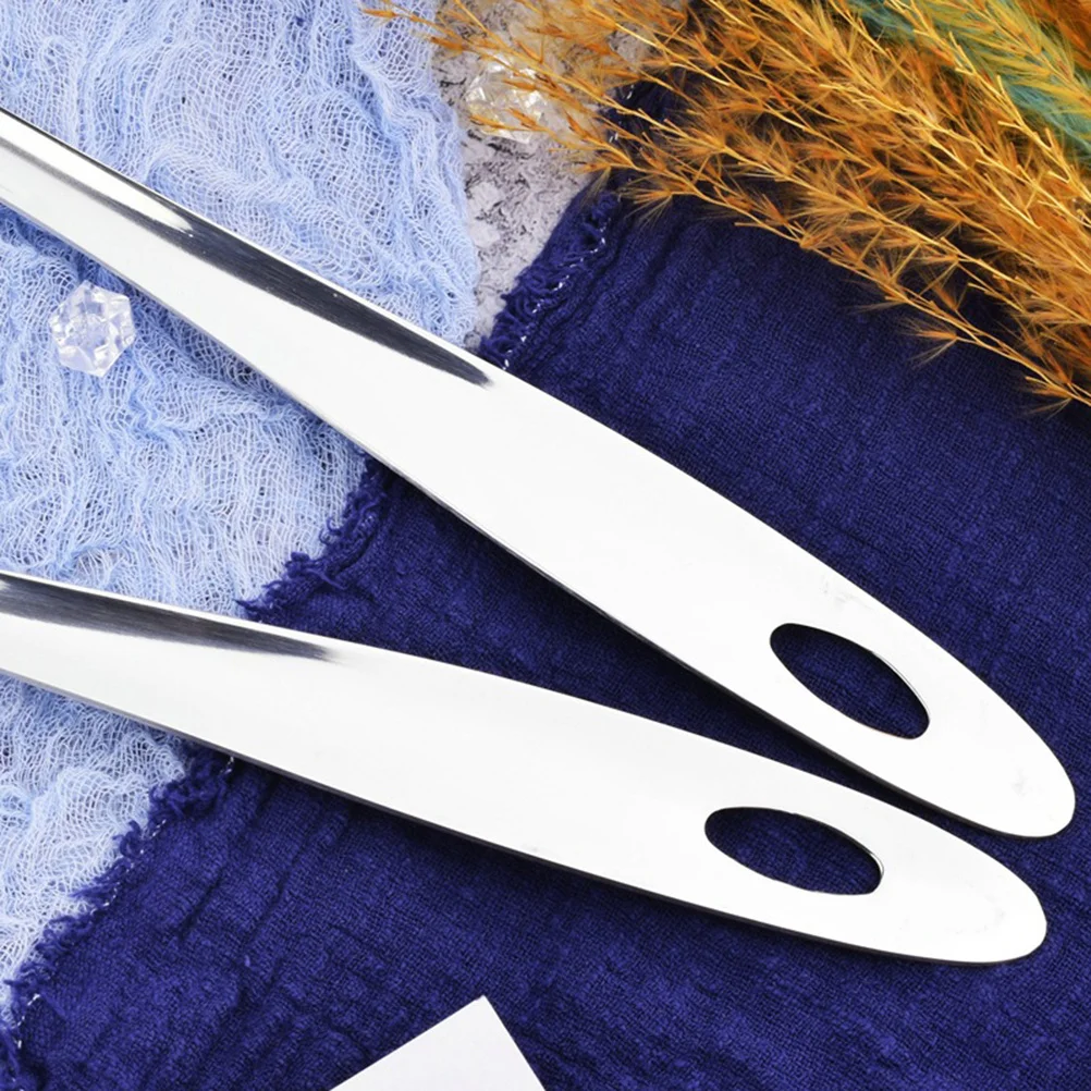 

2Pcs Stainless Steel Soup Colander Spoon Set Long Handle Scoop for Hot Pot Home Kitchen Restaurant Rustproof