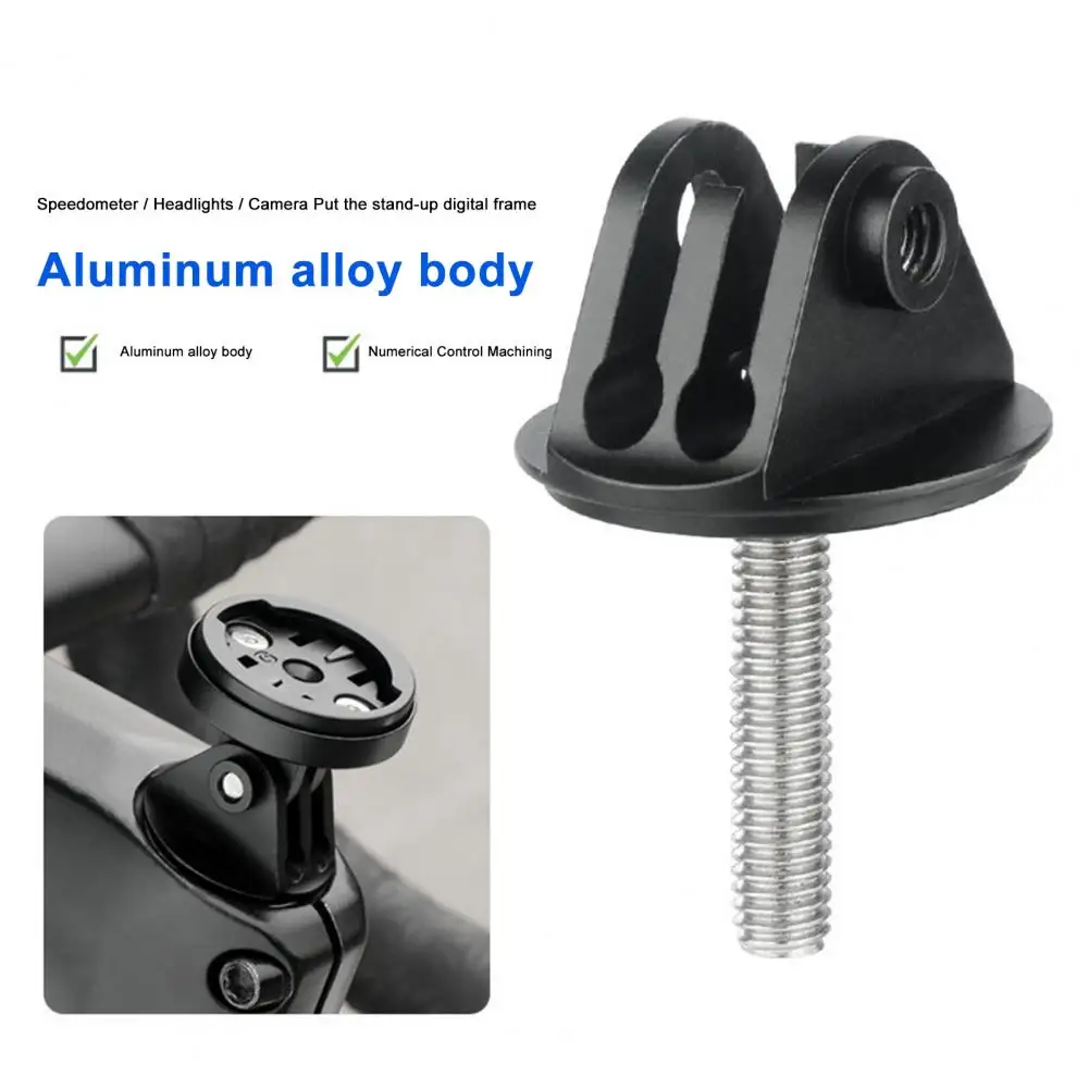 Bicycle Sports Camera Stand Simple Installation Universal Bicycle Fork Stem Top Cap Extension Stand Computer Adapter Bracket