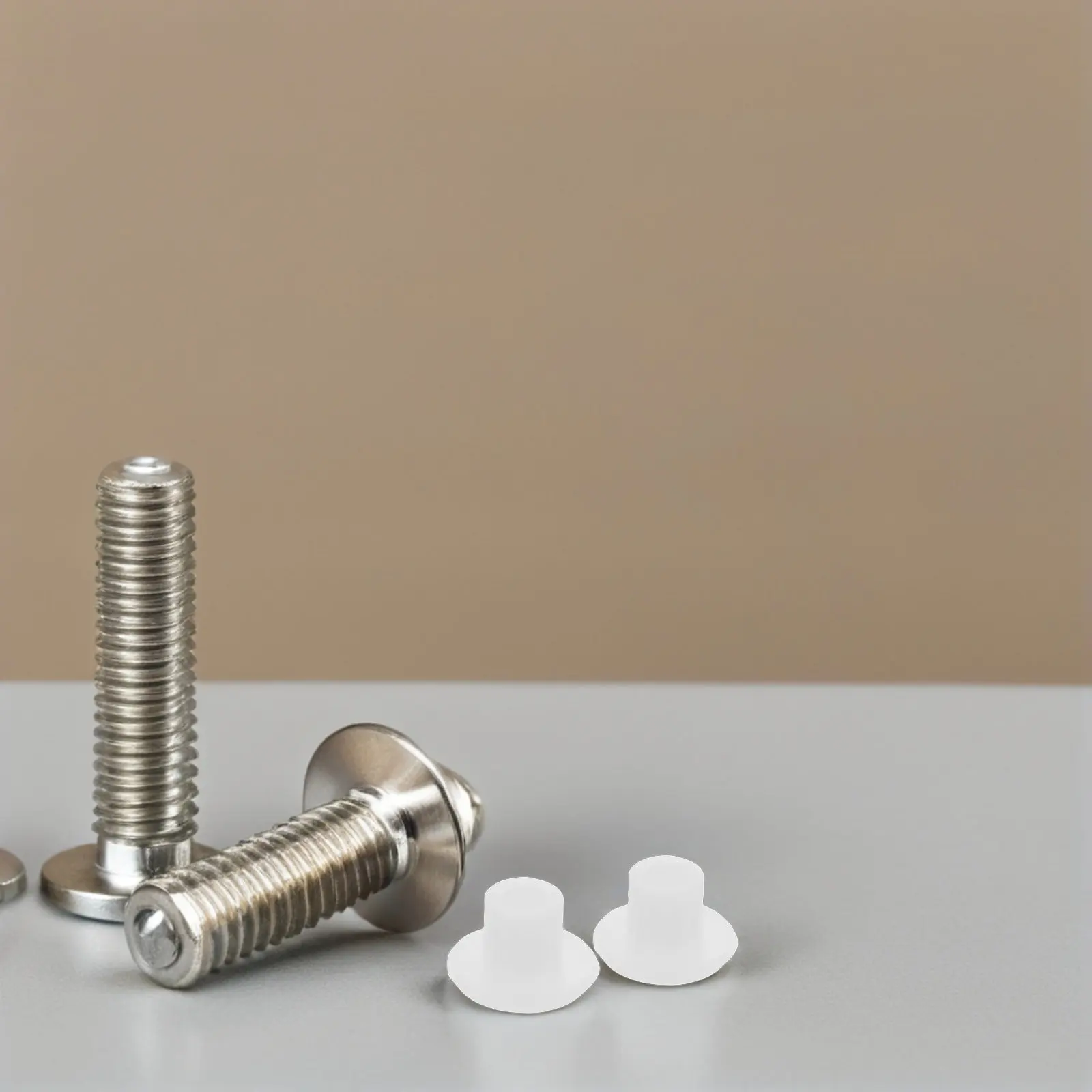 1200Pcs Round Furniture Plug Covers White 5Mm Plastic Hole Plugs for Cabinet Shelf Table Screw Holes Decorative Dustproof Safety