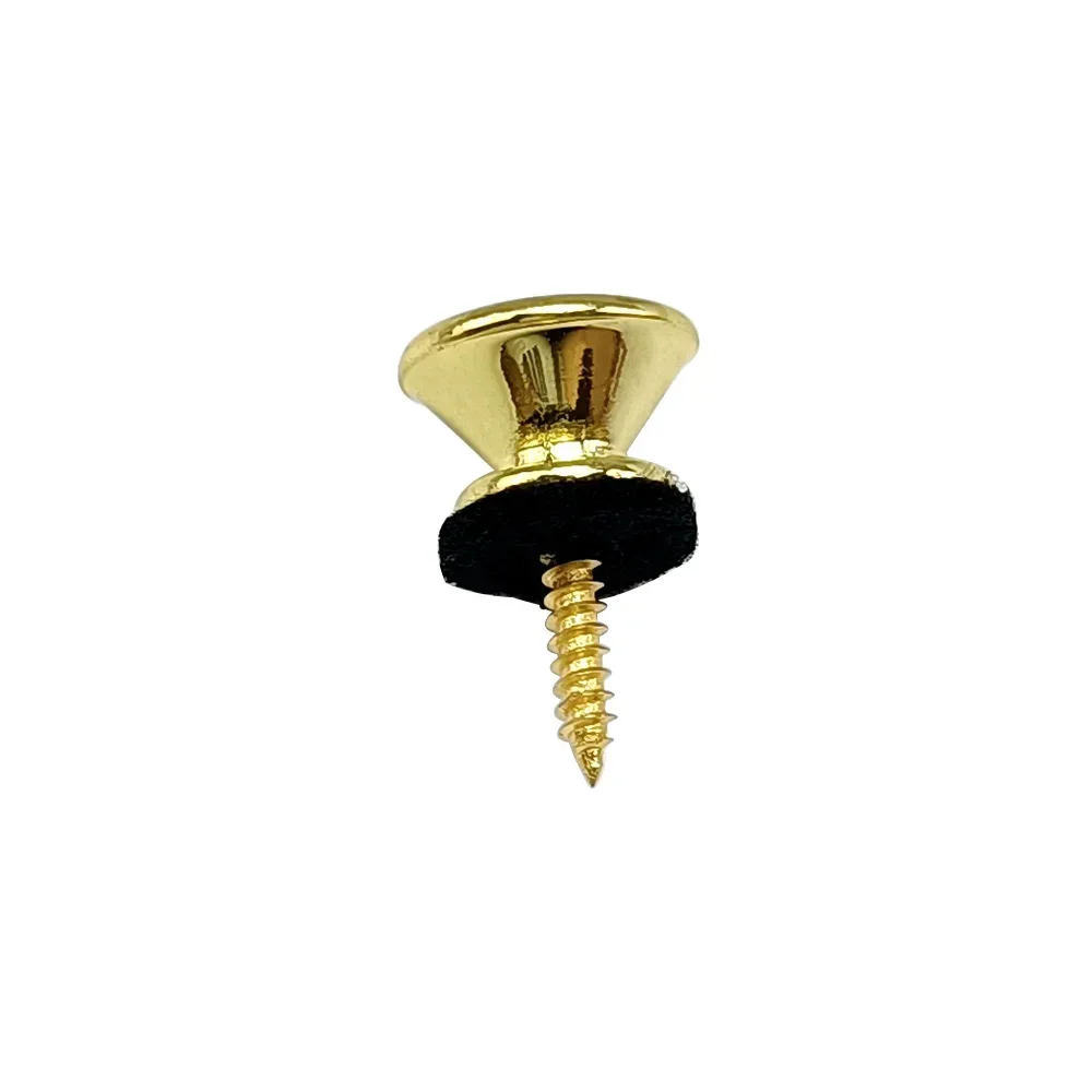 2 ピース/ロット金属ギターボタンエレクトリックベースストラップロックペグ金属エンドウクレレバックルロックピンギターアクセサリーマルチカラー