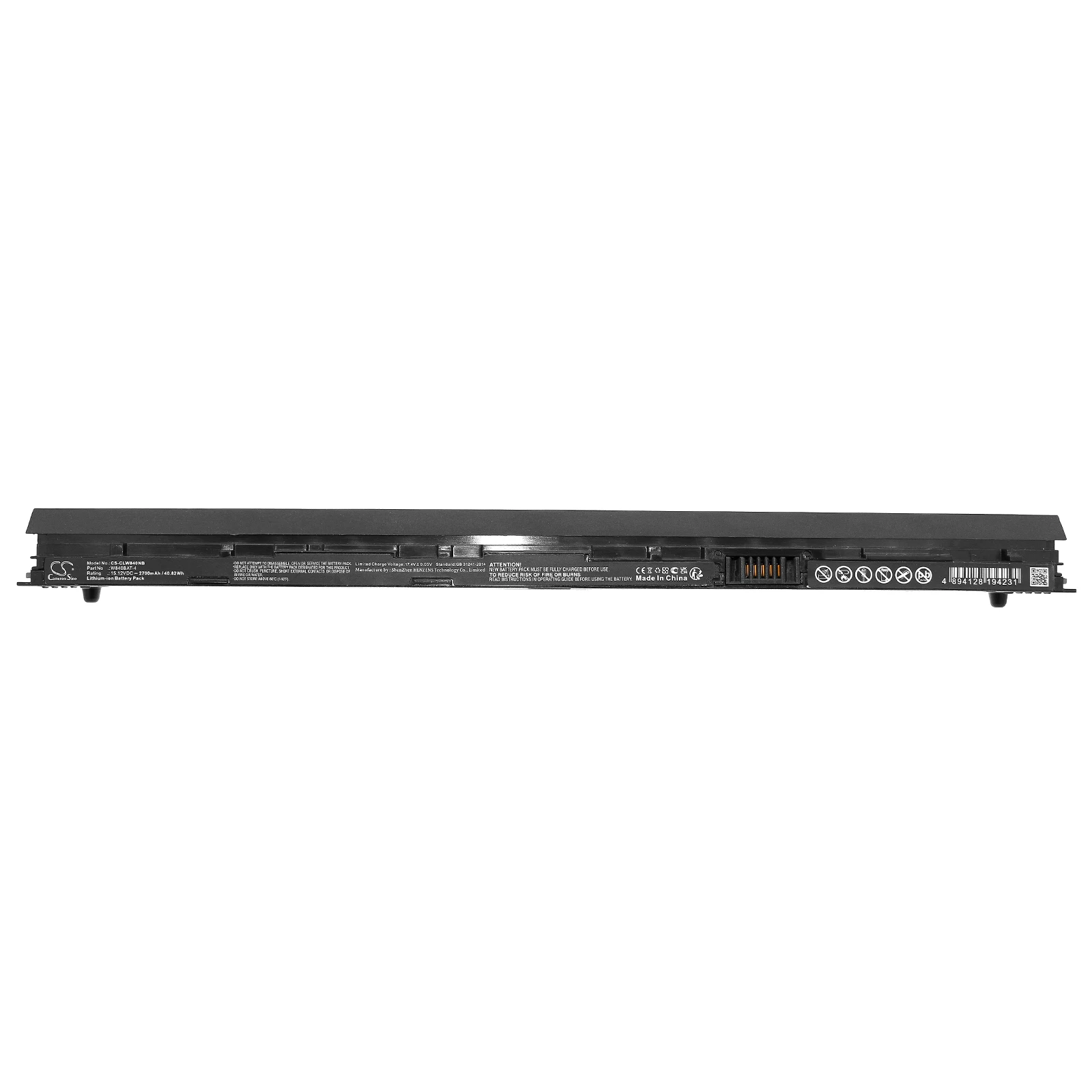 Replacement 15.12V 2700mAh Notebook Laptop Battery W840BAT-4 for Schenker S405, For Clevo W840SN W840SU-T W840AU W840SU