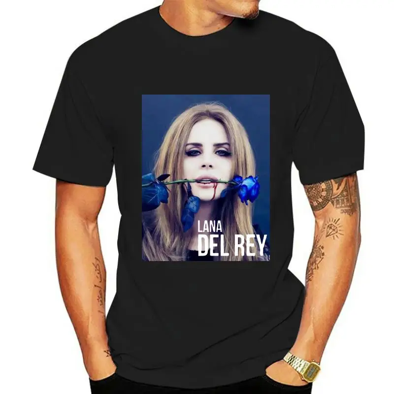 

T-Shirt Lana Del Rey Pink Blue Blood the Happiness Is Have My T-Shirt New