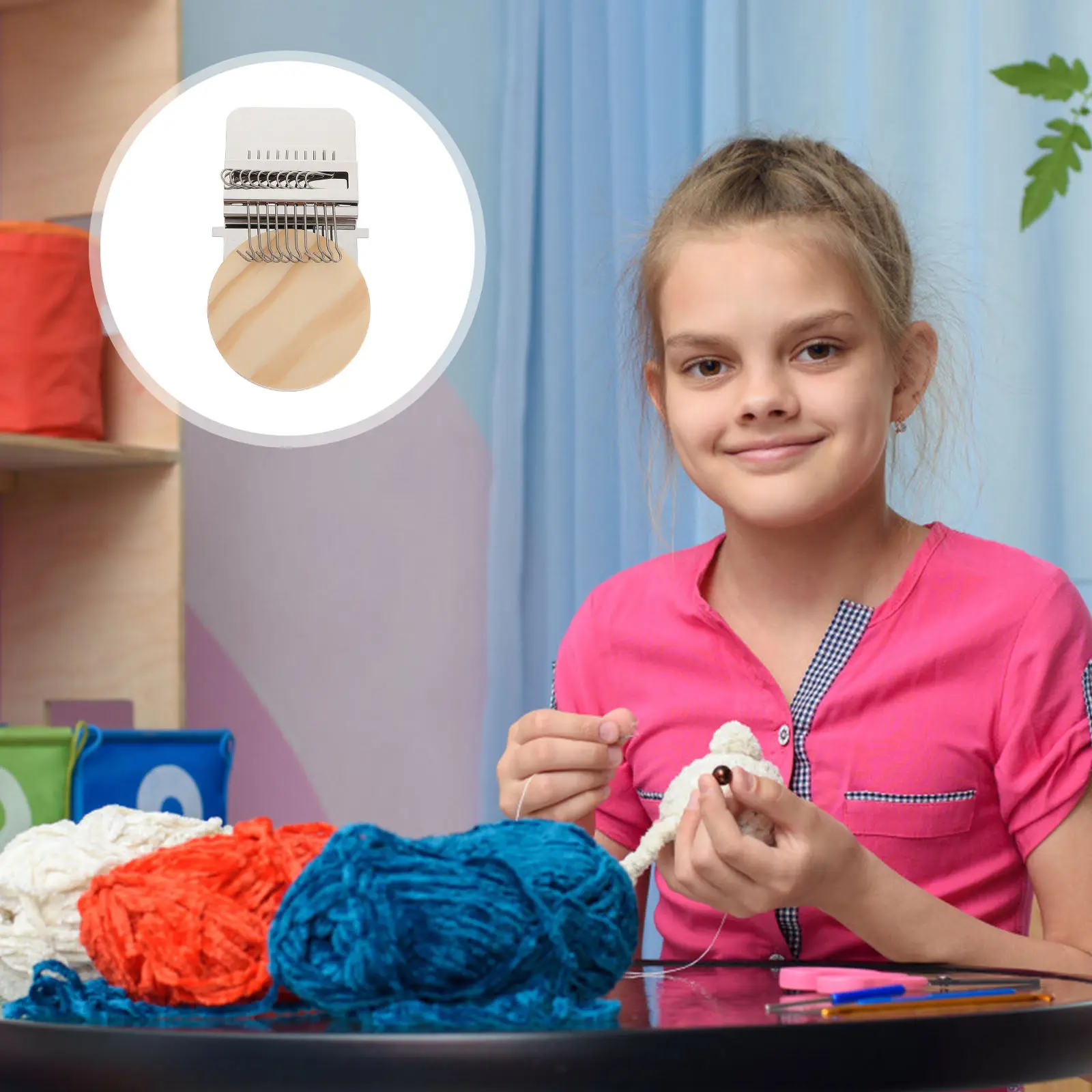 

Набор мини-ткацких станков из дерева для рукоделия: DIY станок для ремонта одежды, джинсов, гобеленов, вязания, инструмент для рукоделия, ткацкая машина для поделок