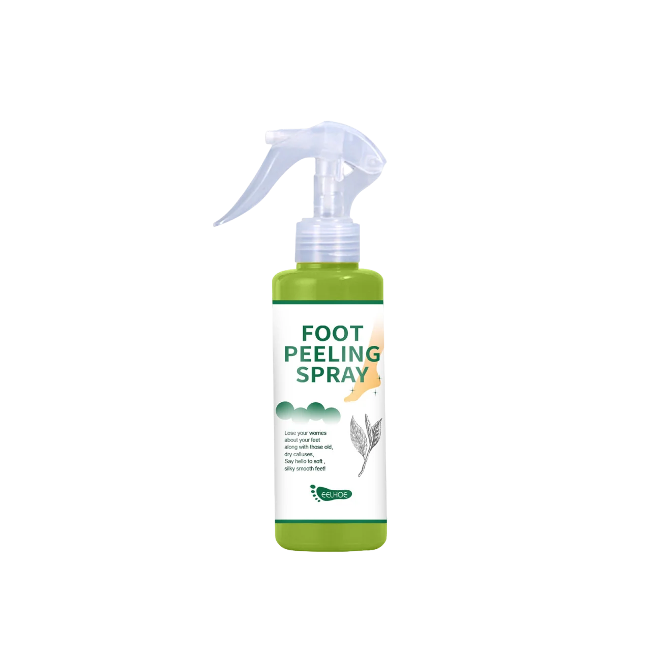 Spray adoucissant pour les pieds, 6 secondes de fréquence pour enlever les callosités de la peau, anti-Contation, rehausseur de talon, ongles,