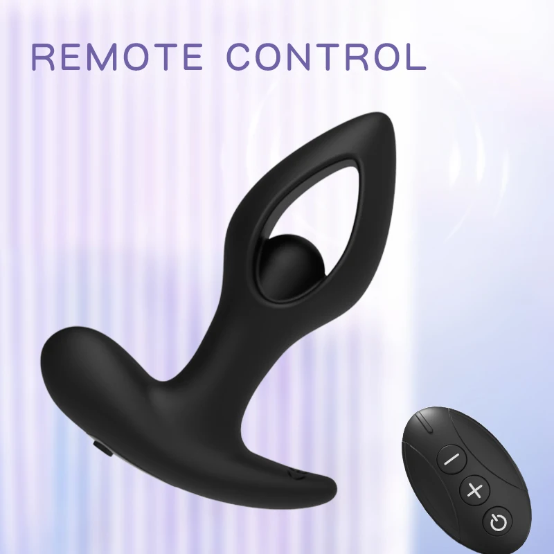 

Wearing Invisible Vibration Hollow Anal Plug Wireless Remote Control Anal Expansion Products for Men and Women's Sexual Toys